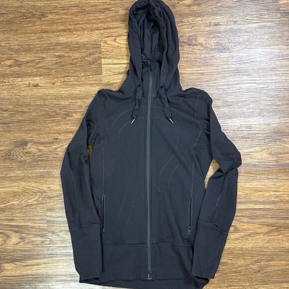 Lululemon Women's Define Jacket 6 Black In Stride Limited Edition Full Zip - Picture 1 of 9